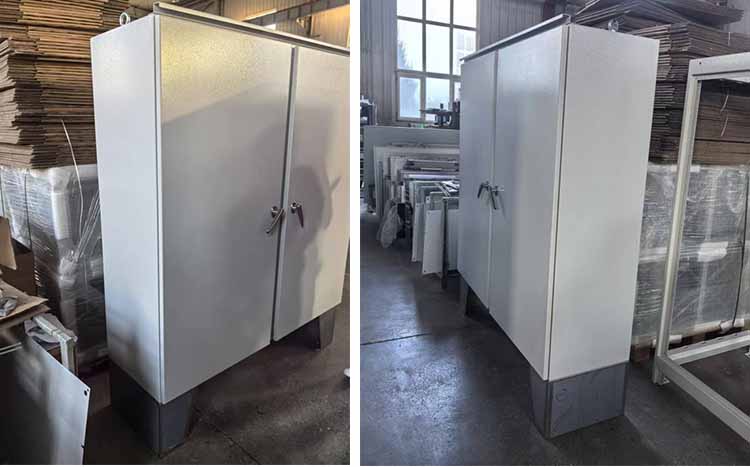 outdoor double door power distribution cabinet